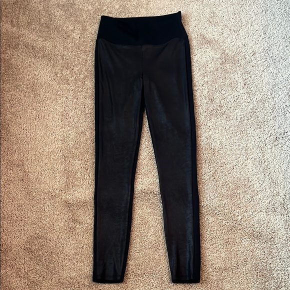 SPANX Pants - Spanx Red Hot Faux Leather Front Leggings